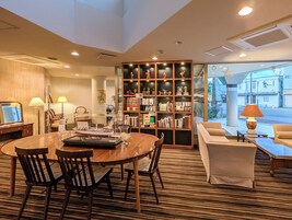 Sala de estar en el lobby