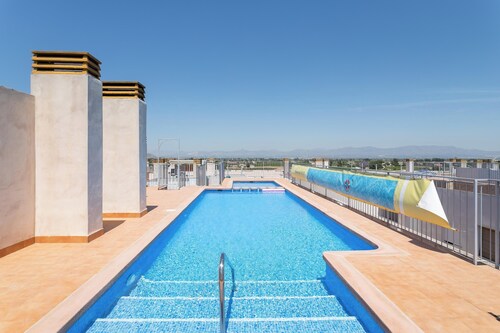 Apartment 'Luz De Almoradí' with Mountain View, Shared Pool and Air Conditioning