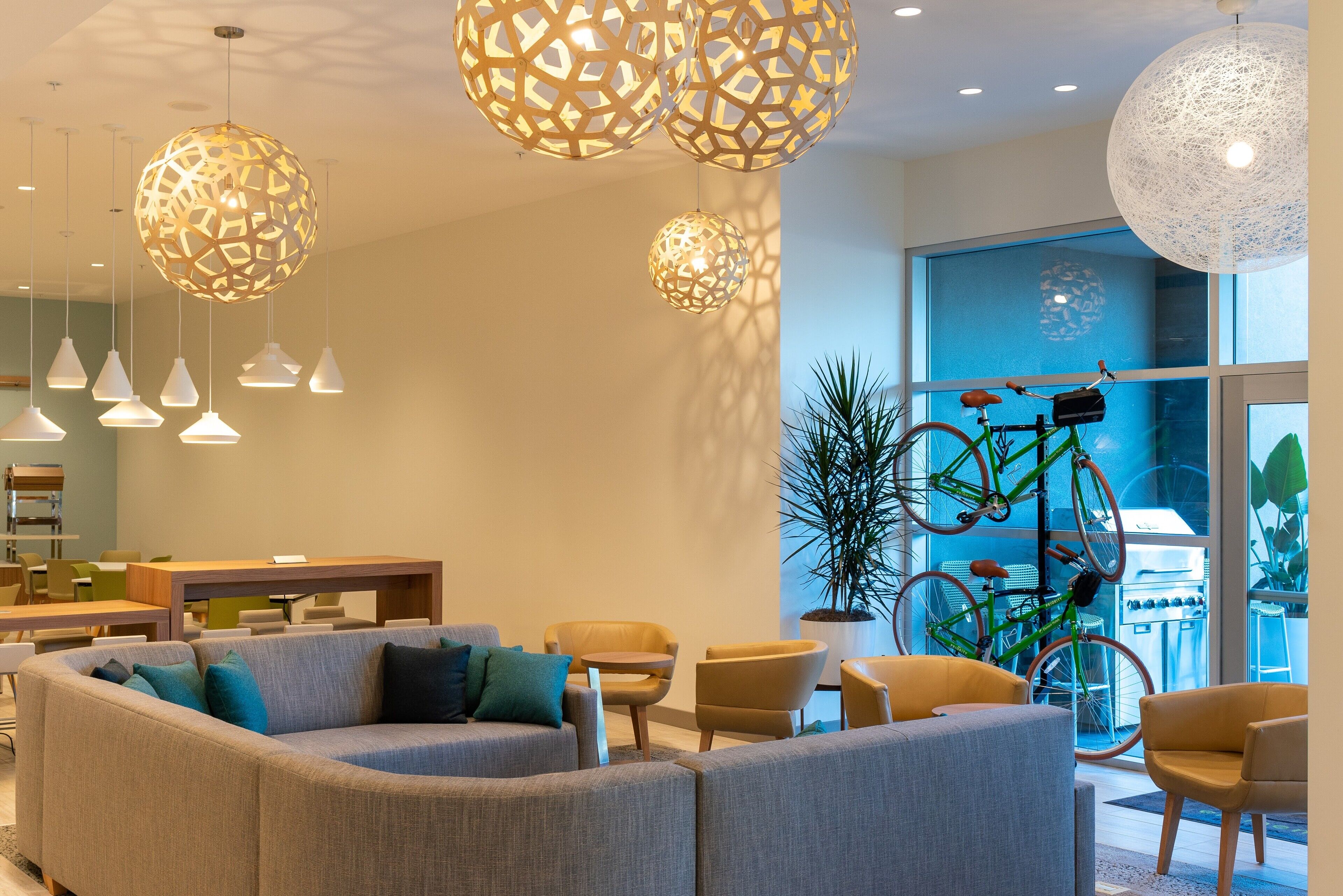 Sala de estar en el lobby