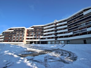 Guests can enjoy balconies with outdoor space on each floor.