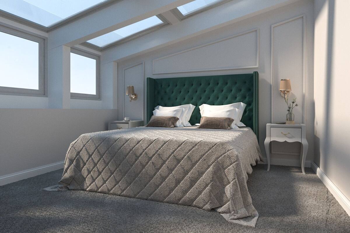 Panorama-suite | 1 soveværelse, premium-sengetøj, pengeskab på værelset