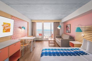 Room, 1 King Bed, Accessible (Mobility, Roll-In Shower, View) | In-room safe, desk, laptop workspace, blackout drapes