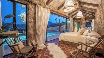 Villa panorámica | 2 habitaciones, ropa de cama de alta calidad y edredón