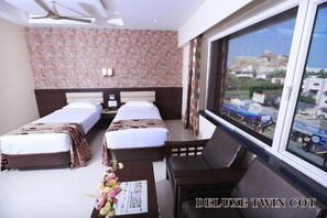 Premium Double or Twin Room | Blackout drapes, soundproofing, iron/ironing board, free WiFi - Hotel Deepam (Tiruchirappalli)