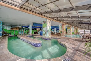Indoor pool, a heated pool