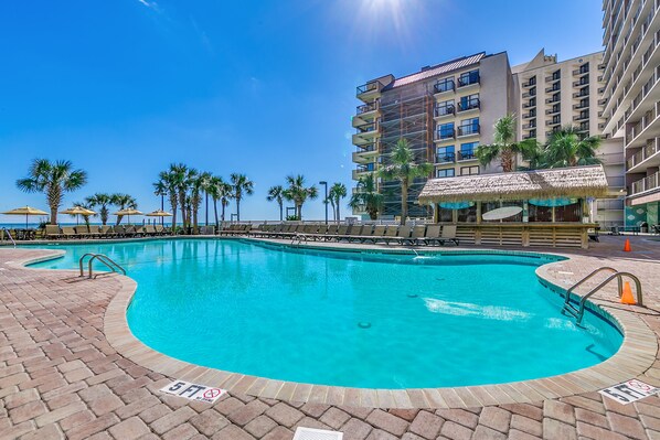 Indoor pool, a heated pool