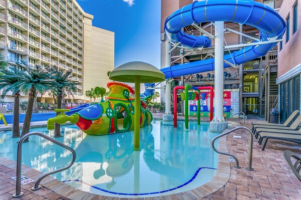 Indoor pool, a heated pool