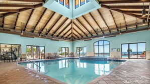 Indoor pool, a heated pool
