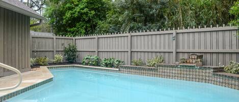 Una piscina climatizada