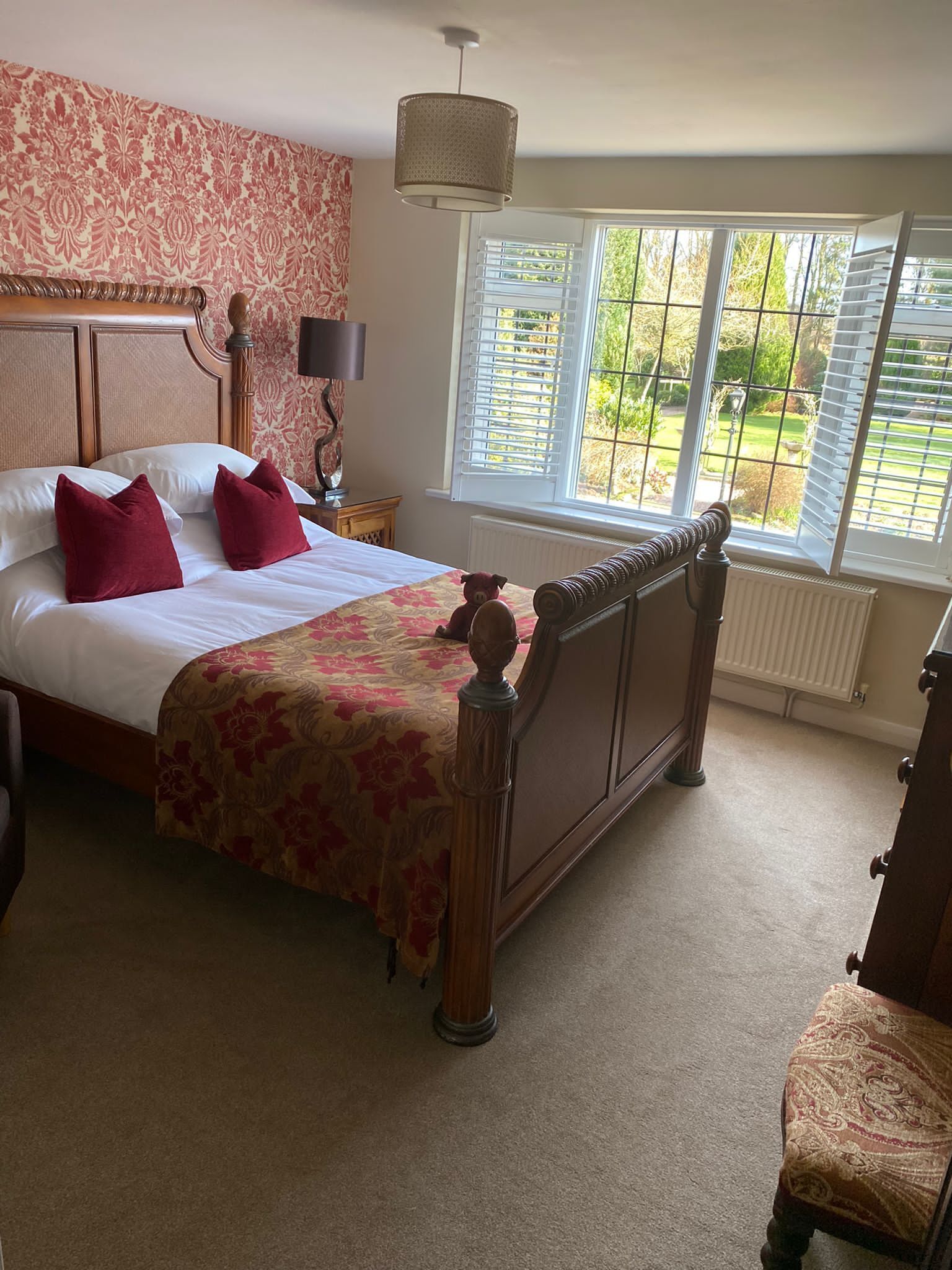 Premium bedding, down duvets, individually decorated