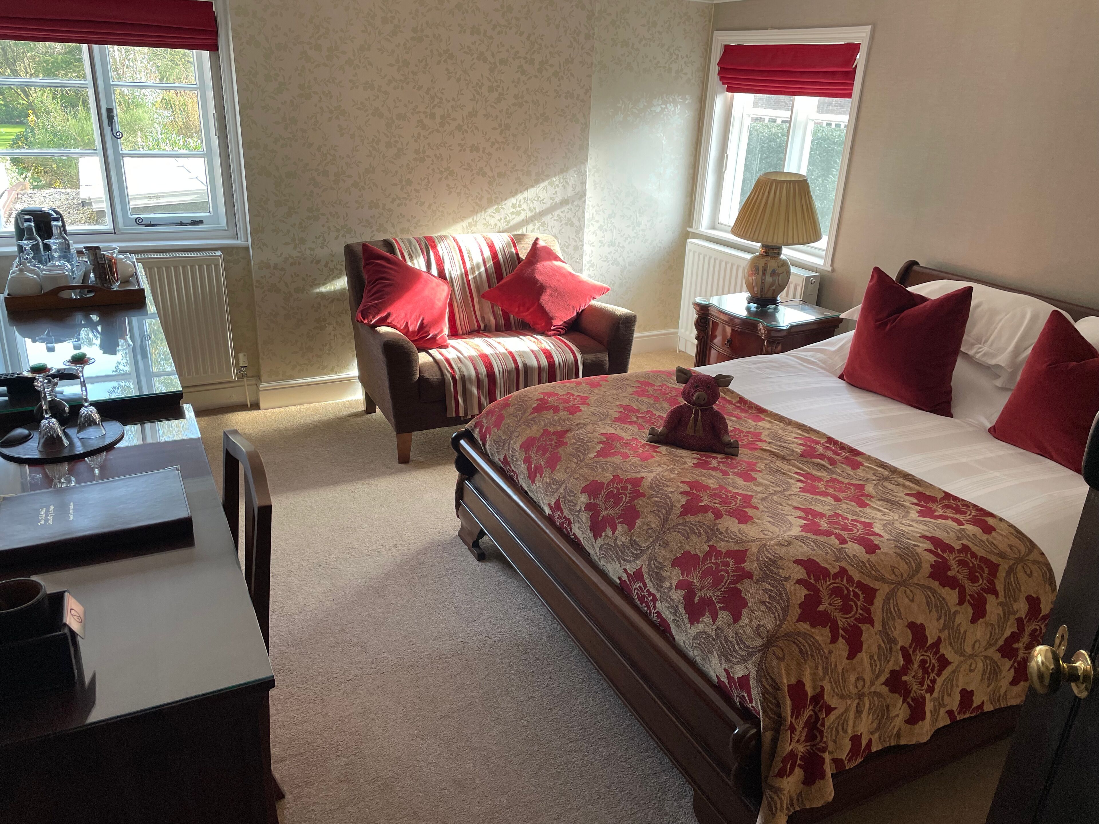 Premium bedding, down duvets, individually decorated