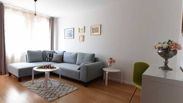 Huoneisto (One Bedroom Apartment) | Olohuone | Televisio