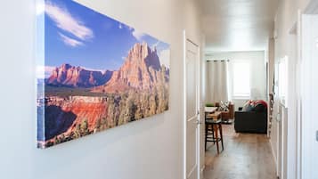 55-inch flat-screen TV with digital channels, TV