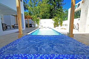 Outdoor pool, a heated pool - Sosua Luxury Villa, 8 Bedrooms (Sosua)
