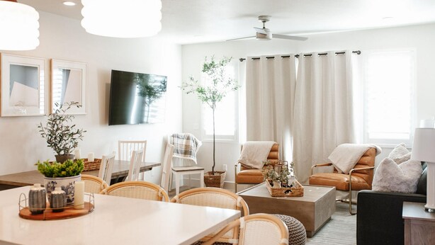 Maison mitoyenne, 4 chambres | Salle de séjour