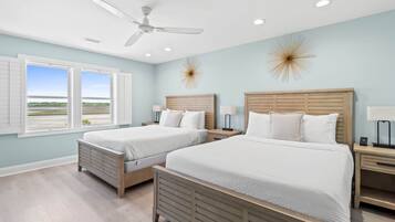 6 多间卧室、WiFi、床单