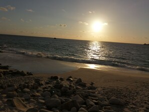 On the beach