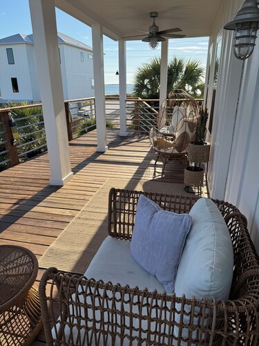 Family Fun only steps away from Saint Joe Beach! Gulf Views!! Swim Spa 15ftx7ft!