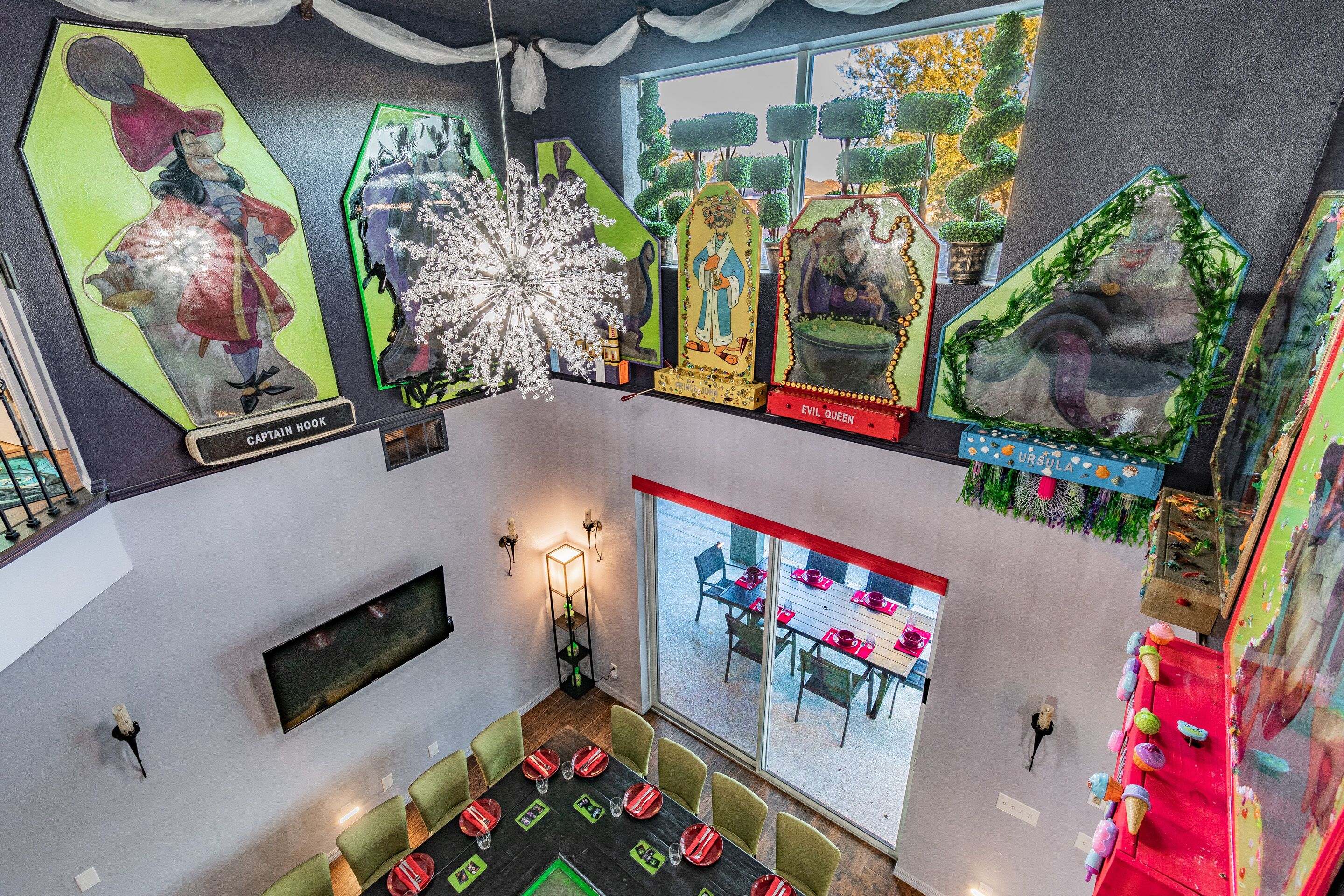 Unbelievable Disney Villain Themed 8 bedroom Home with Private Pool,