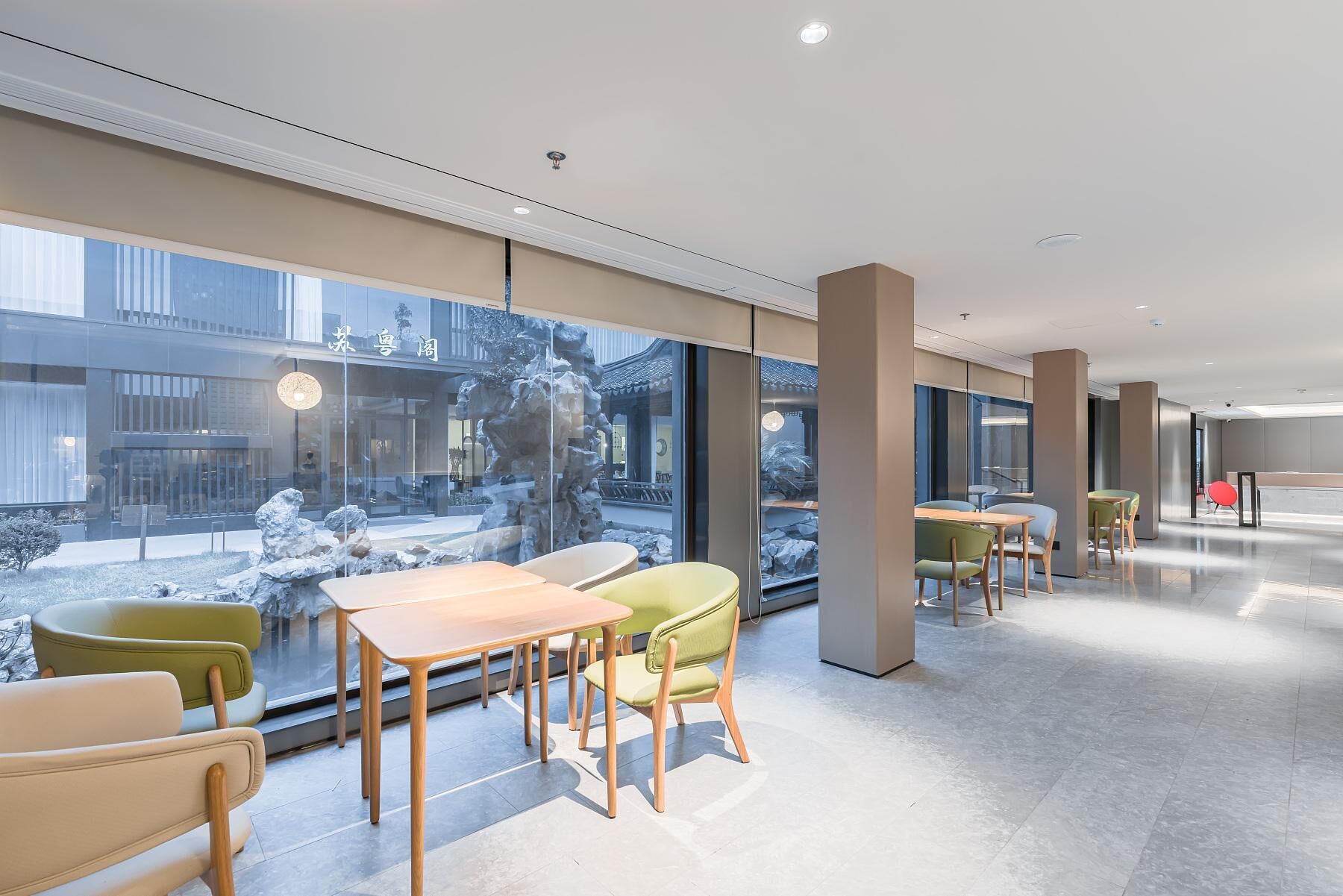 Uitzicht vanuit accommodatie
