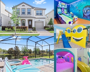 Pool - 7 Bedroom home 13 minutes from Disney!! (Four Corners)