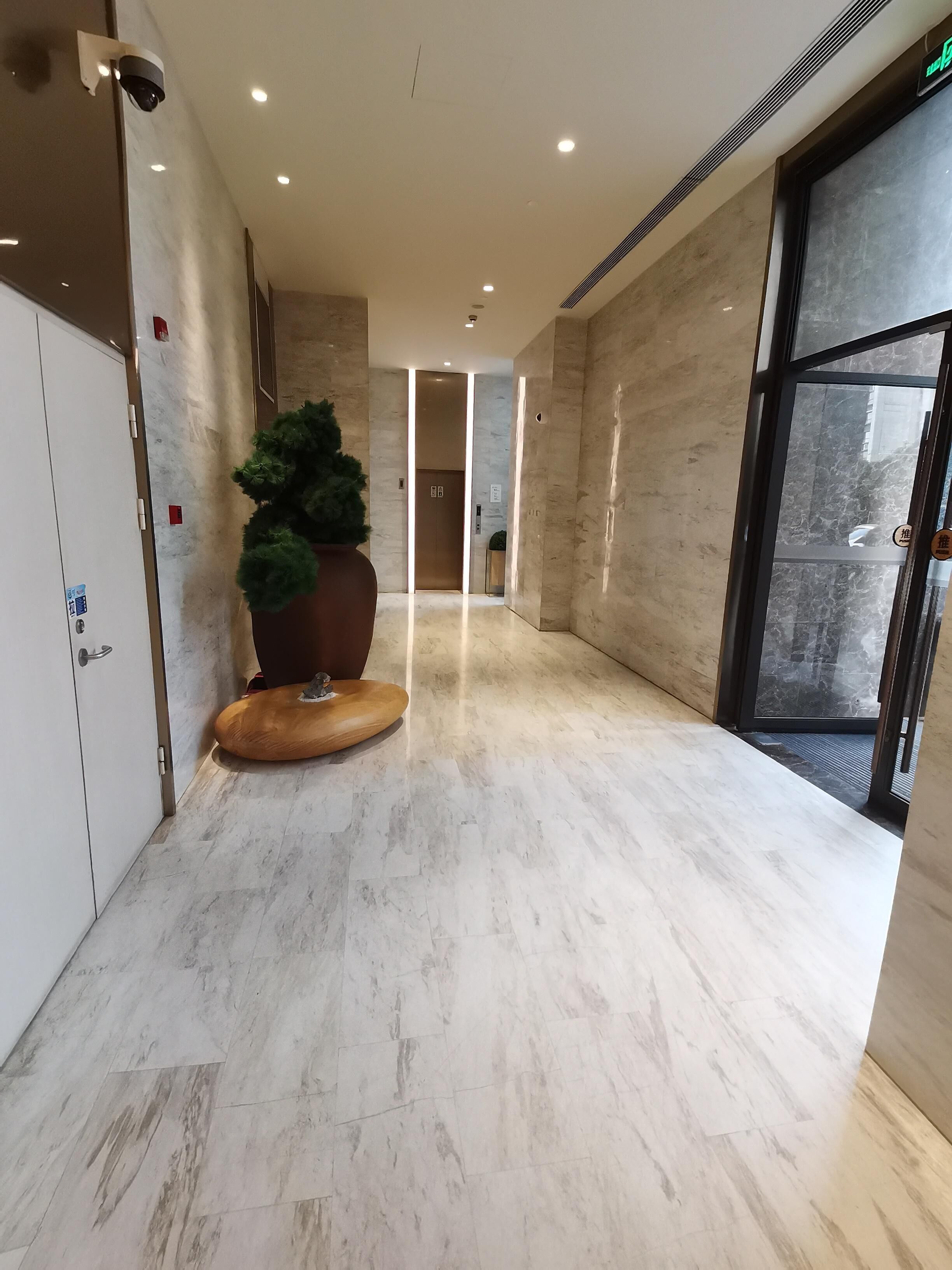 Udsigt fra overnatningsstedet