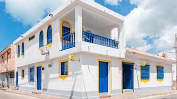 Voorkant van accommodatie