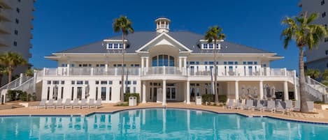 Indoor pool, outdoor pool