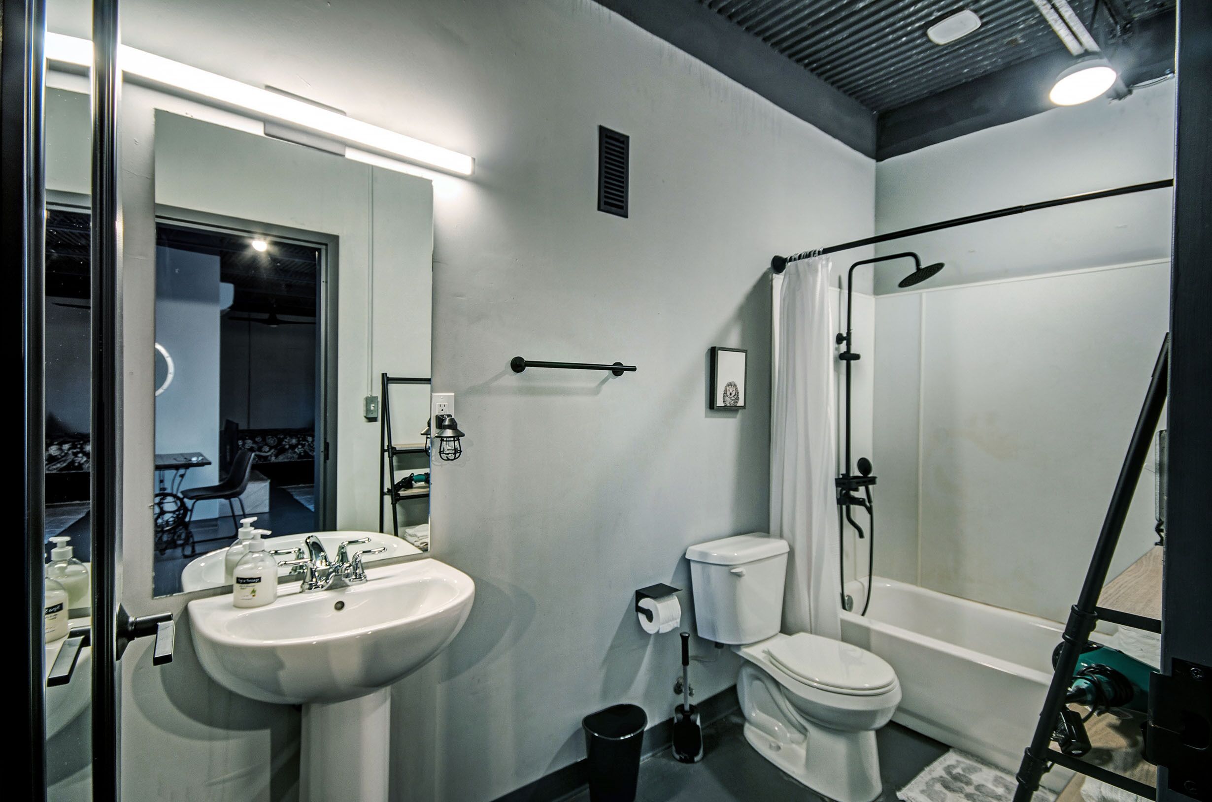 Industrial Apartment Above Coffee Shop