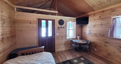 bunkhouse near farm animals