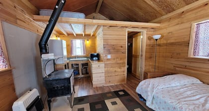 bunkhouse near farm animals