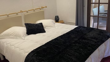 Premium bedding, memory foam beds, individually decorated