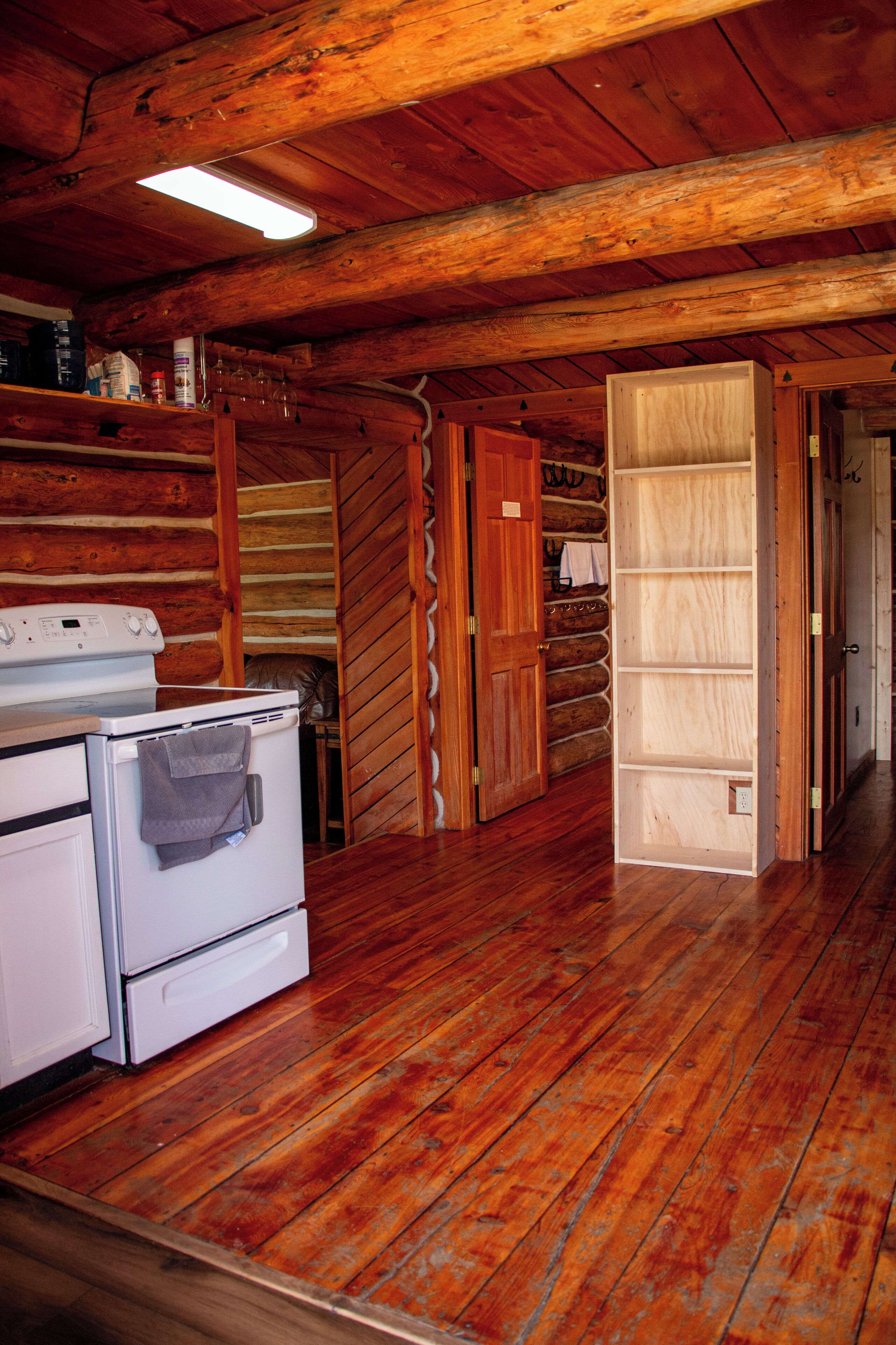 premier cabin, 3 bedrooms, balcony, mountain view | private kitchen | microwave, coffee/tea maker