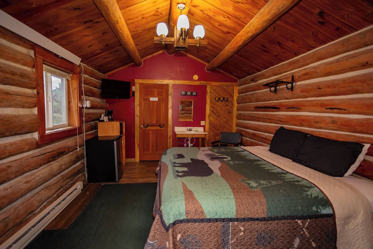 Baita Romantica, 1 letto king, patio, vista montagna | Wi-Fi gratuito, lenzuola