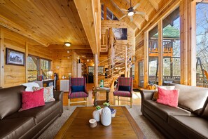 TV connectée, cheminée, jeux vidéo