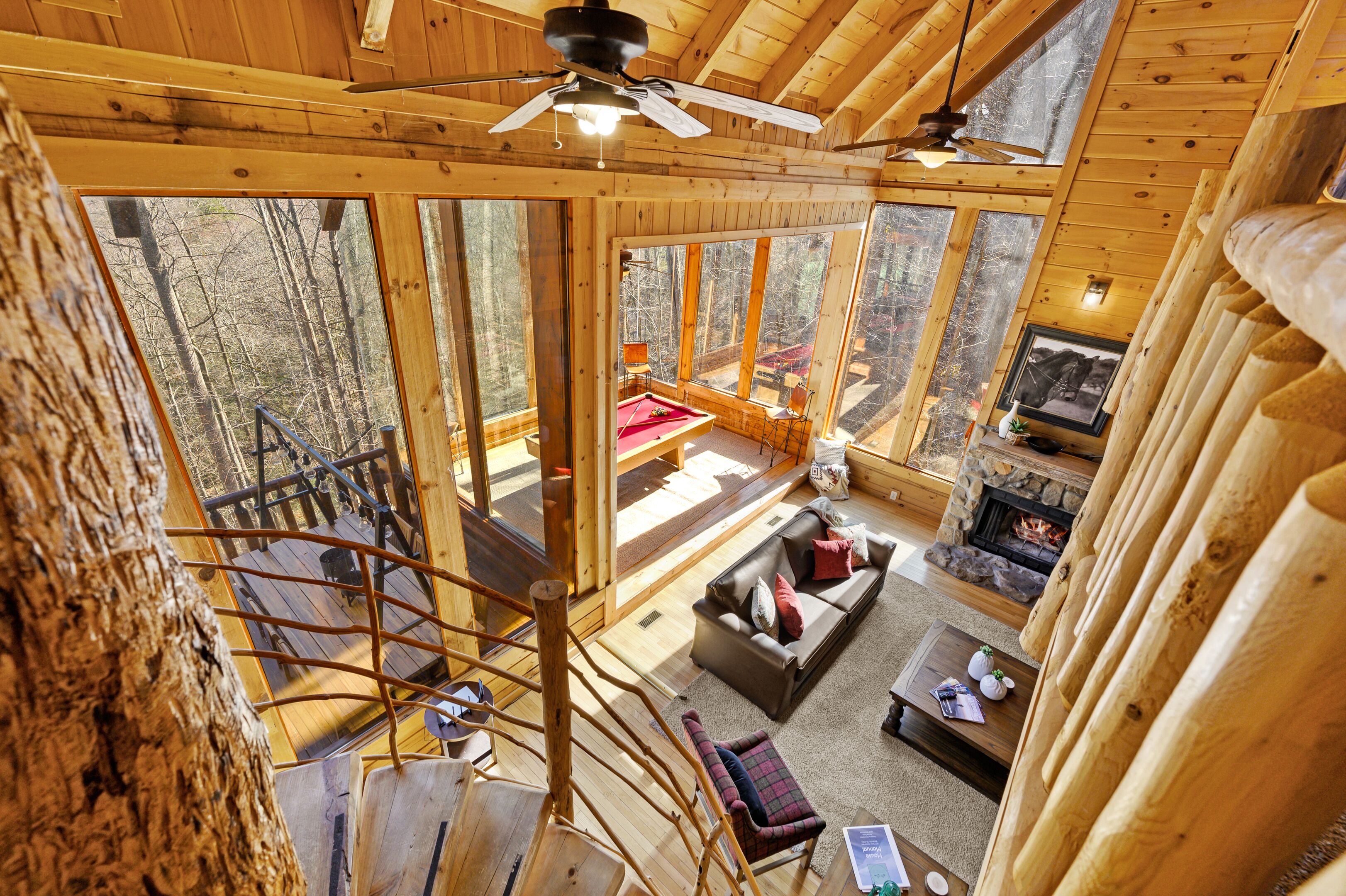 智能电视、壁炉、电子游戏