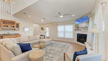 Smart TV, fireplace, offices