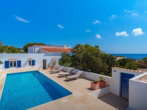 Pool - Beautiful private villa for 10 guests with A/C, WIFI, private pool, TV and patio (Sant Francesc De Formentera)