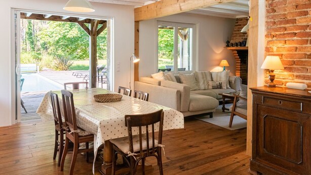 Interior - Beautiful private villa for 12 guests with WIFI, A/C, private pool, terrace and pets allowed (Mézos)