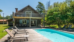 Pool - Beautiful private villa for 12 guests with WIFI, A/C, private pool, terrace and pets allowed (Mézos)