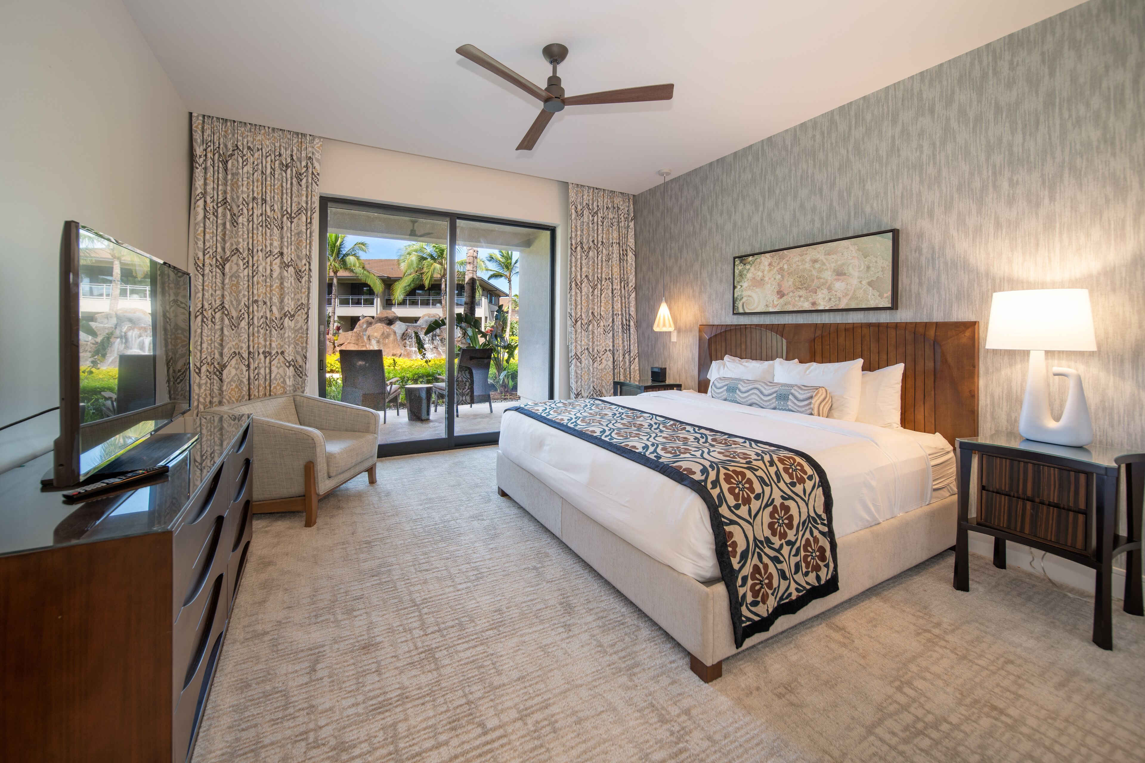 Garden View Villa #3A, Ground Floor, Private Lanai w BBQ Grill + Full Kitchen