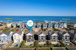 Exterior - Phelps Brothers Too:Ocean Views, Private pool, hot tub, elevator & Dog Friendly! (Nags Head)