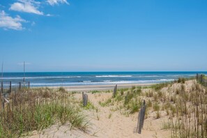 Beach nearby - At Ease: Ocean views, short walk to the beach, close to fishing pier. (Nags Head)