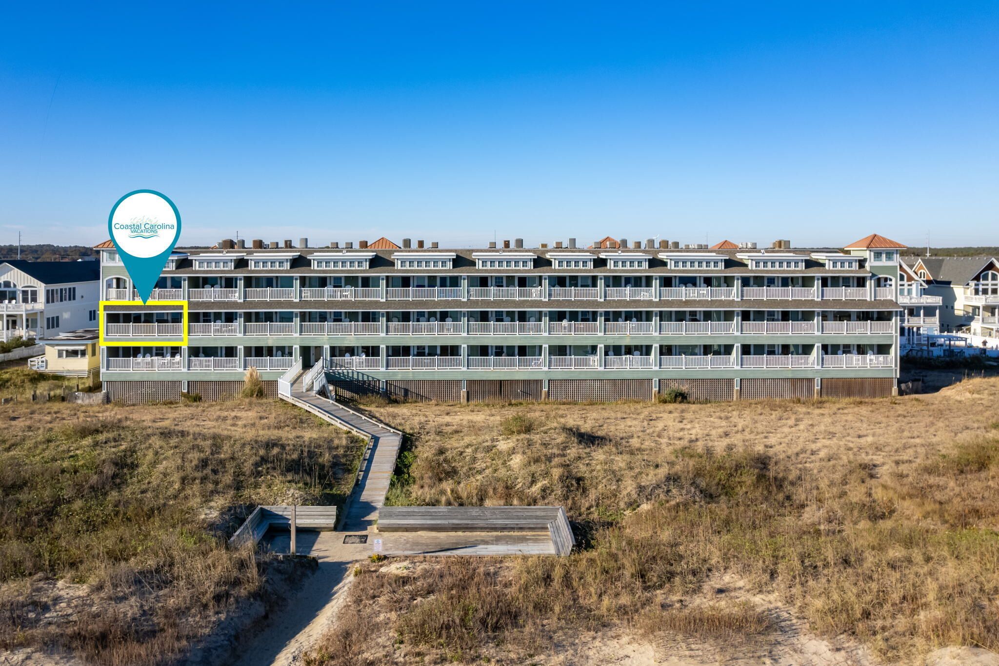 Tutter's Two-Oceanfront condo, ocean views, wheelchair friendly, elevator in building.