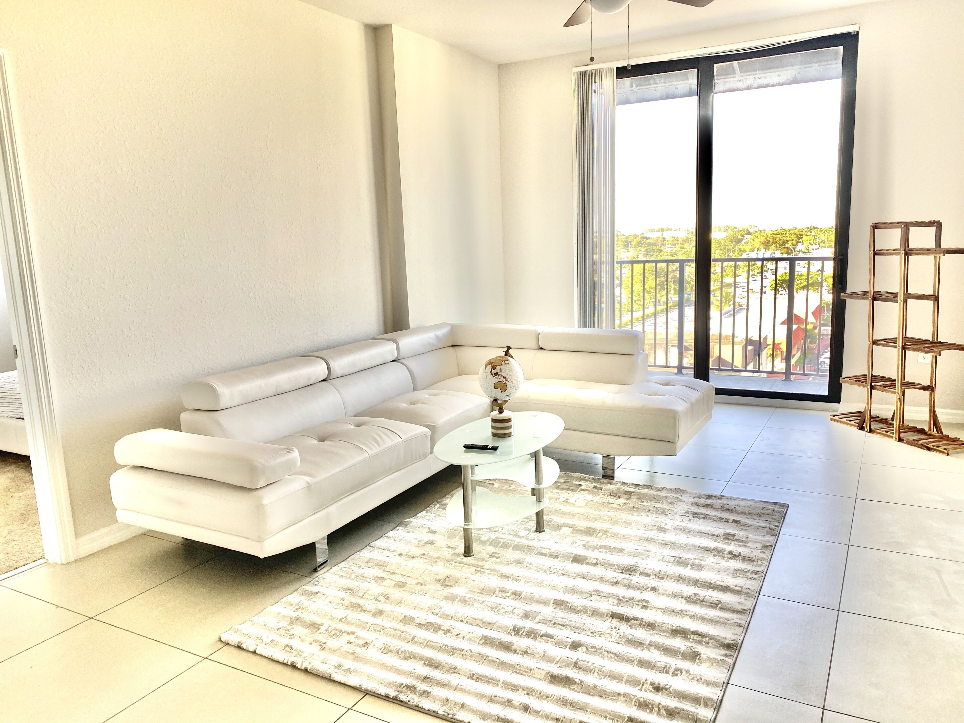 Modern 2 BR condo with downtown and city views