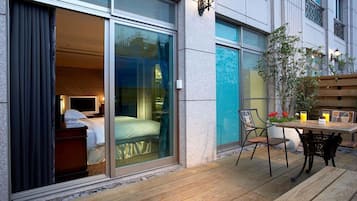 Quarto casal executivo | Varanda coberta