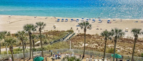 Am Strand, Strandtücher