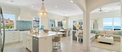 Televisión, chimenea, oficina