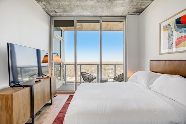 1 bedroom, iron/ironing board, free internet, bed sheets