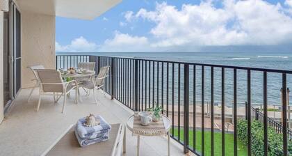 Hololani B204 Beachy Chic Updated OceanFront 2BD